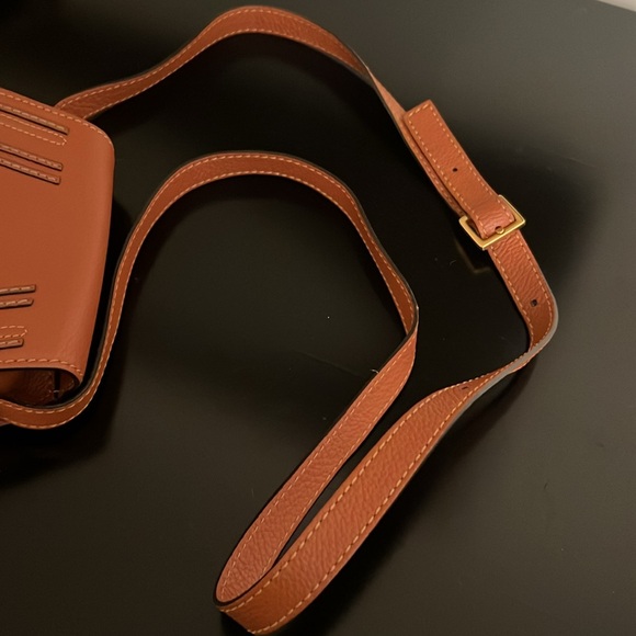 SALE! Chloe Marcie small leather saddle bag, brown/tan - excellent condition! - Picture 15 of 16